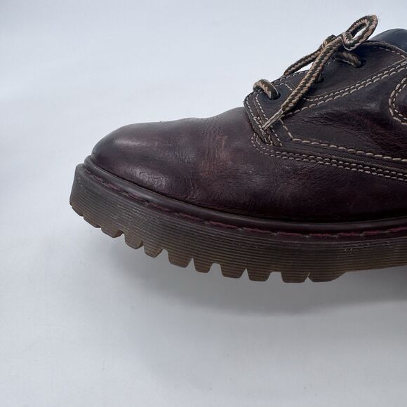 Dr. Martens Vintage 90s Brown Leather Platform Men’s size 9 Oxford Shoes 8424 main image 9